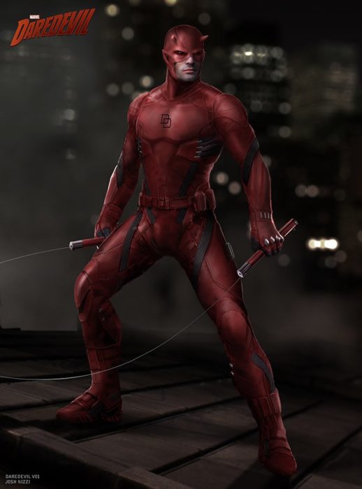 Ecco due versioni alternative del costume finale di Daredevil