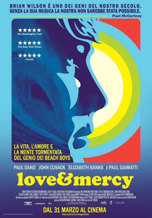 Locandina italiana e data nuova per il biopic Love & Mercy