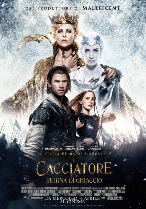Un nuovo glaciale poster italiano per Il Cacciatore e la Regina di Ghiaccio