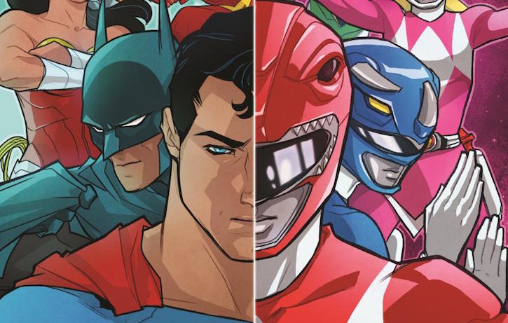 justice league power rangers comic book