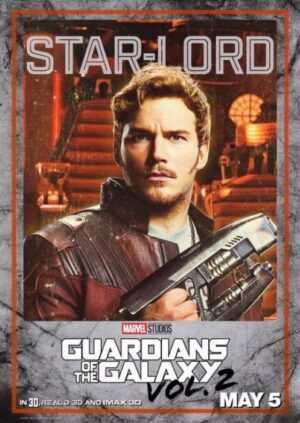 guardiani galassia 2 poster star-lord