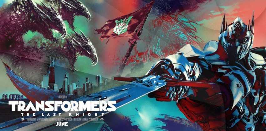 Il colossale Dragonstorm nel poster IMAX di Transformers: L’ultimo Cavaliere