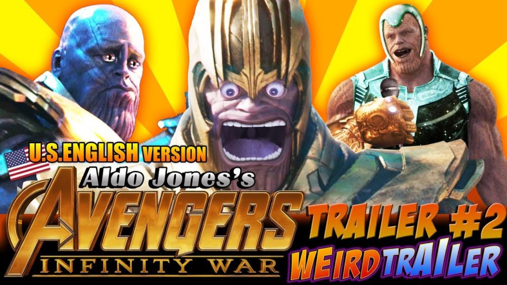 weird trailer avengers infinity war