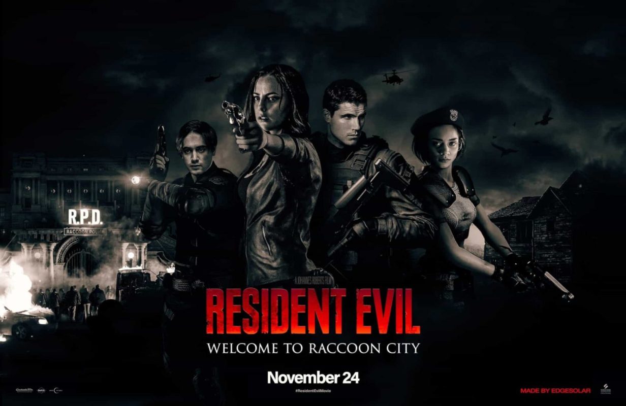resident evil welcome to raccoon city film poster