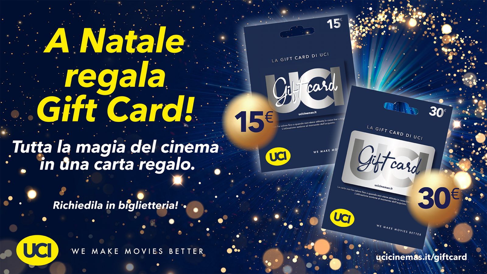 UCI Cinemas - Nuove Gift Card