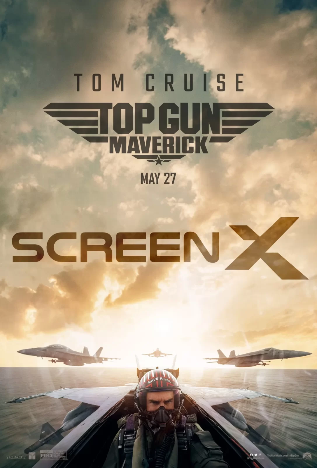 Top Gun: Maverick Poster ScreenX