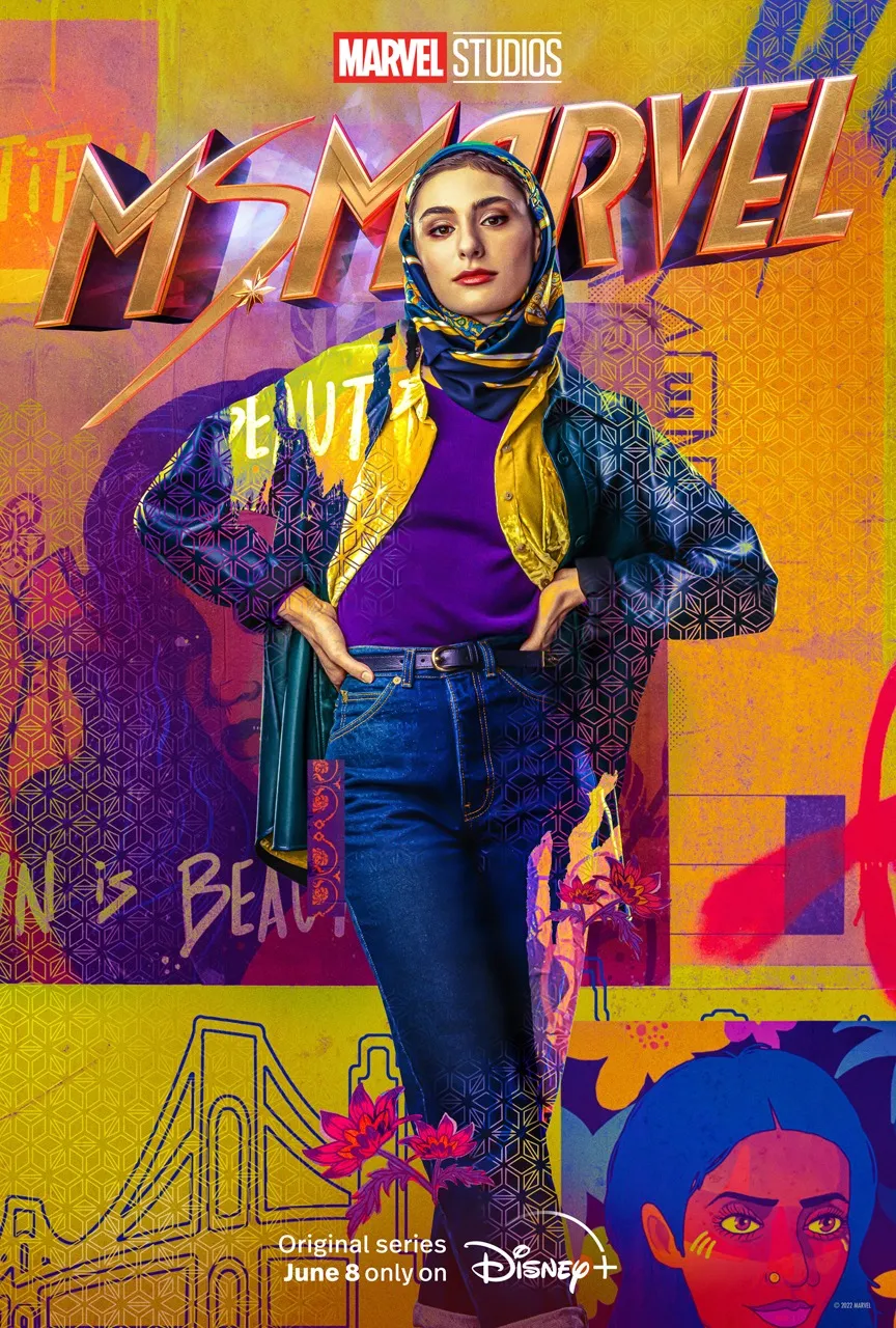 Ms. Marvel: i coloratissimi characters poster dedicati ai protagonisti