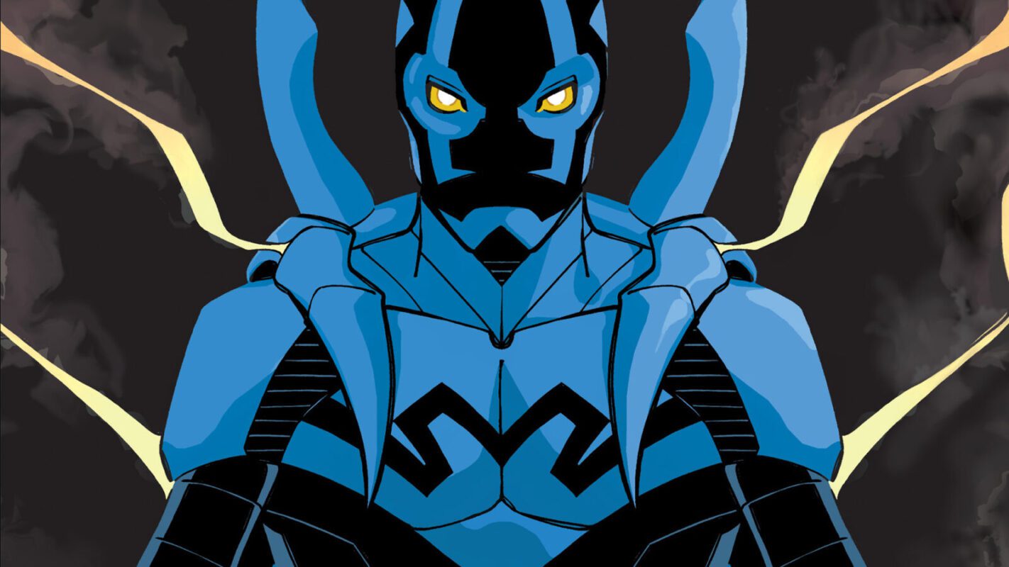 Blue Beetle, il poster del film DC Studios in arrivo al cinema nel 2023