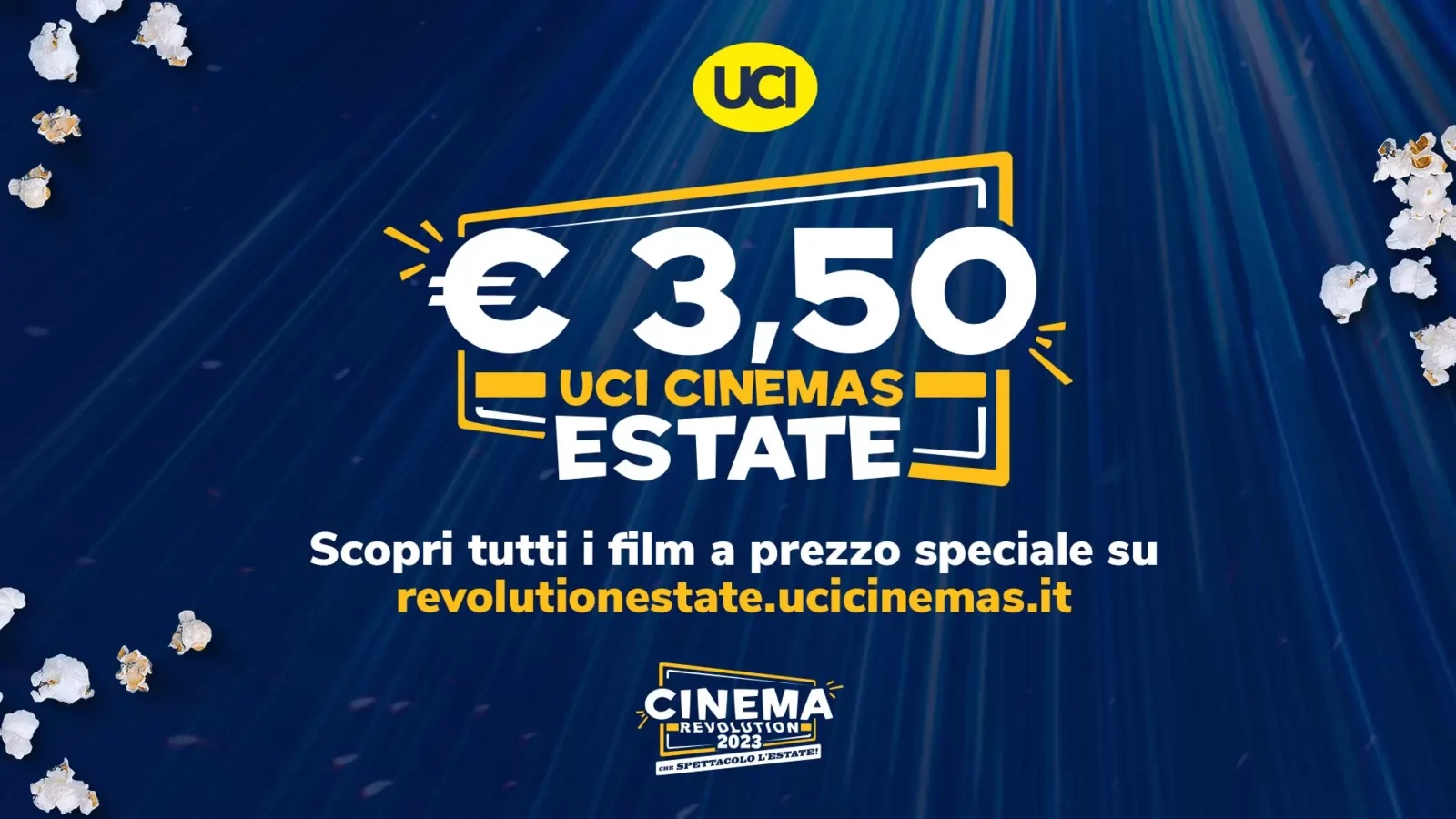 UCI Cinemas lancia Cinema Revolution con sconti sui biglietti