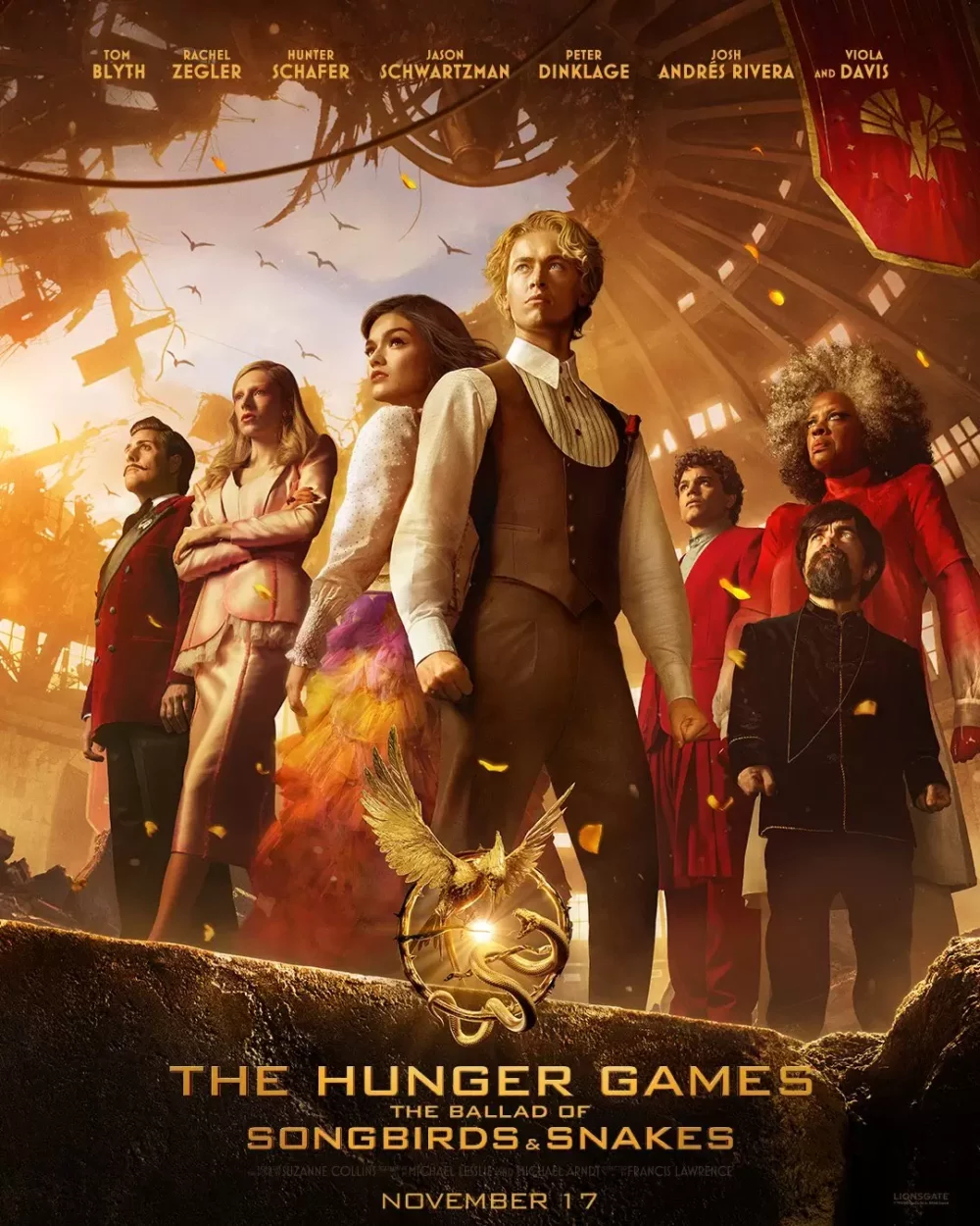 Hunger Games: La Ballata dell'Usignolo e del Serpente, il nuovo poster