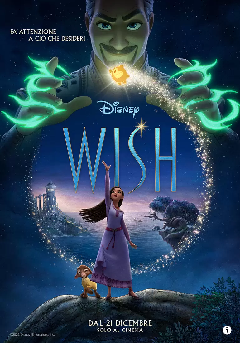Wish, film d'animazione Disney Poster