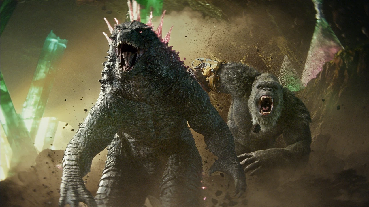 Godzilla e Kong: Il nuovo impero, il colossale poster IMAX