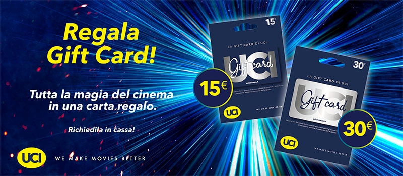 UCI Cinemas e le Gift Card per Pasqua